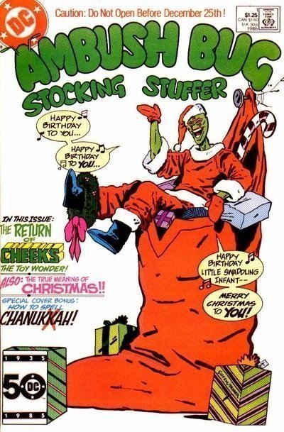 Ambush Bug Christmas Stocking Cover