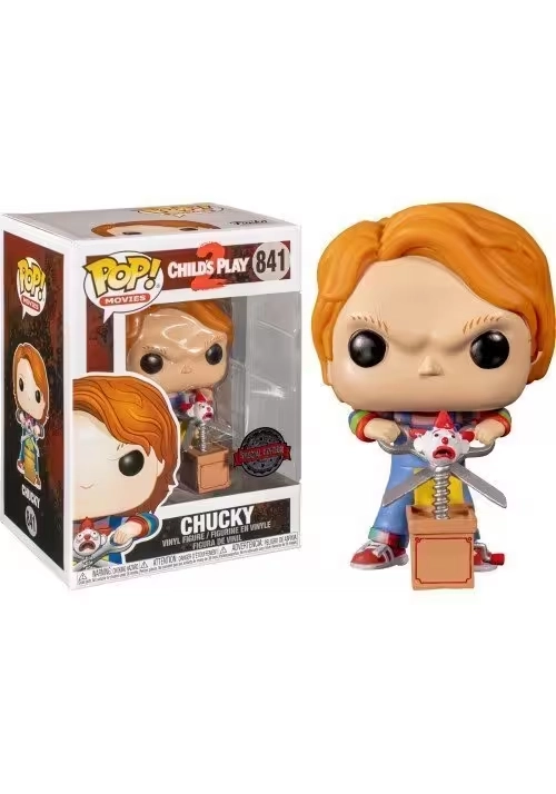 CHILD'S PLAY 2 CHUCKY WITH BUDDY & SCISSORS US EXCLUSIVE POP! VINYL FIGURE