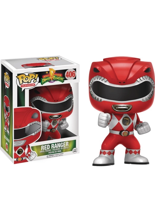 POP POWER RANGERS RED RANGER ACTION VINYL FIG
