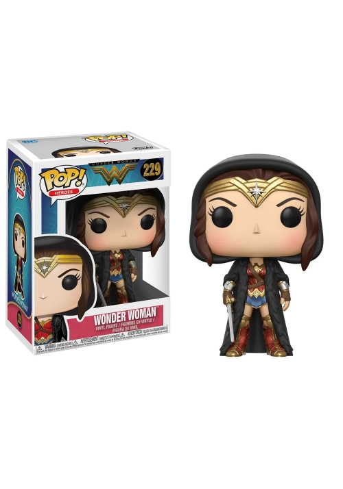 POP WONDER WOMAN MOVIE WONDER WOMAN IN CLOAK VINYL FIG