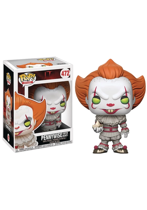 POP IT MOVIE PENNYWISE W/BOAT VINYL FIGURINE
