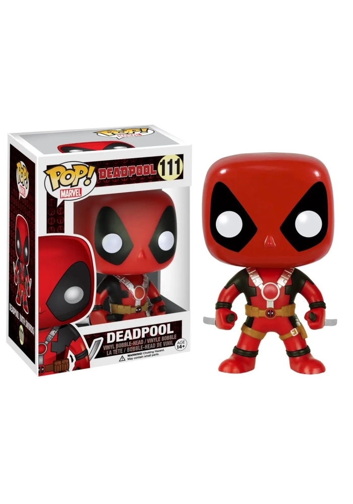 POP MARVEL DEADPOOL TWO SWORDS VINYL FIGURINE