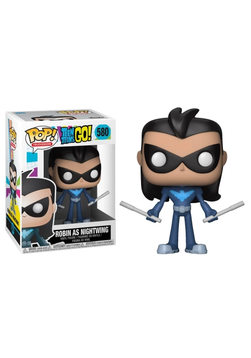POP TEEN TITANS GO ROBIN AS NIGHTWING VINYL FIGURE