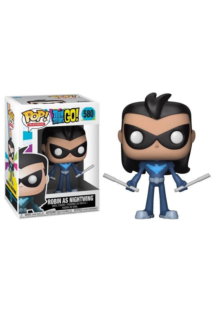 POP TEEN TITANS GO ROBIN AS NIGHTWING VINYL FIGURE