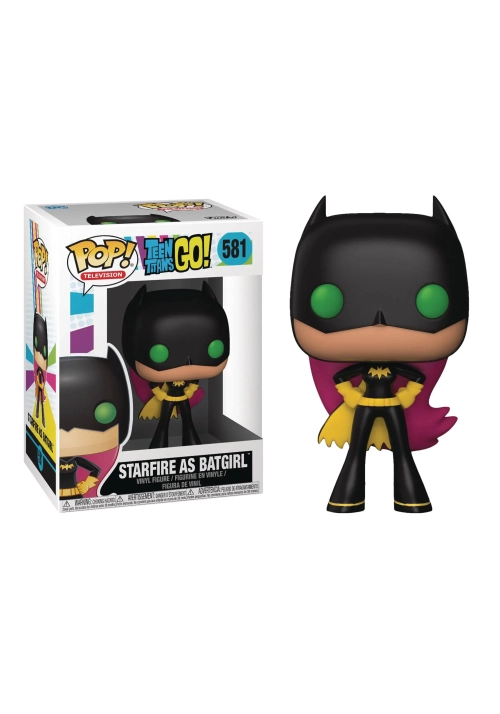 POP TEEN TITANS GO STARFIRE AS BATGIRL VINYL FIGURE