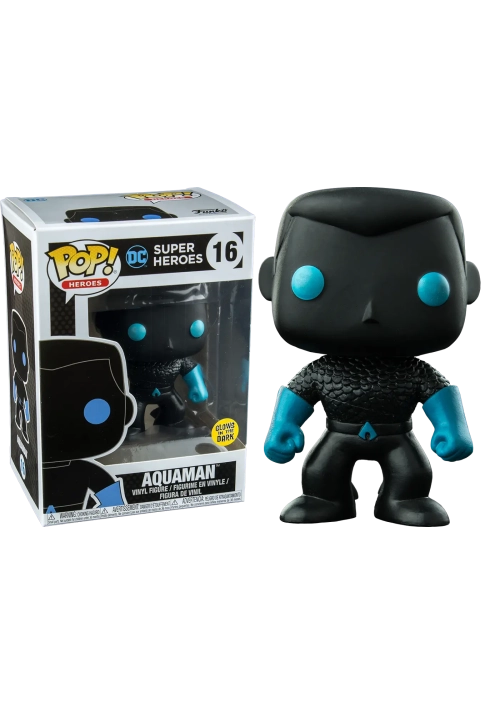 POP DC JLA AQUAMAN SILHOUETTE GID VINYL FIGURE