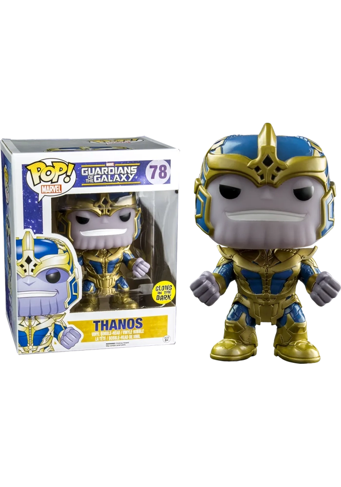 POP MARVEL THANOS GLOW IN THE DARK VINYL FIGURE