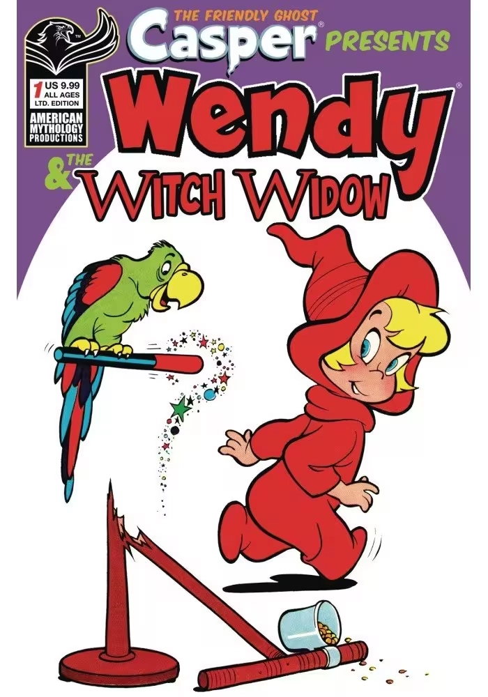 CASPER SPOTLIGHT WENDY & WITCH WIDOW LTD ED RETRO CVR