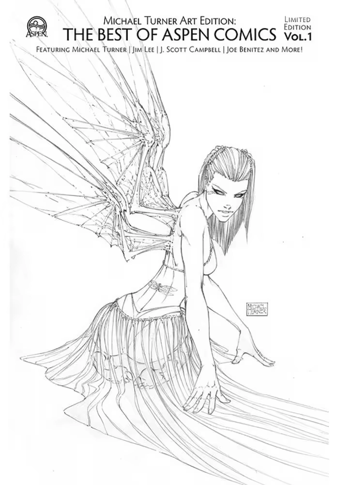 TURNER ART EDITION BEST OF ASPEN COMICS VOL 01 RETAILER CVR