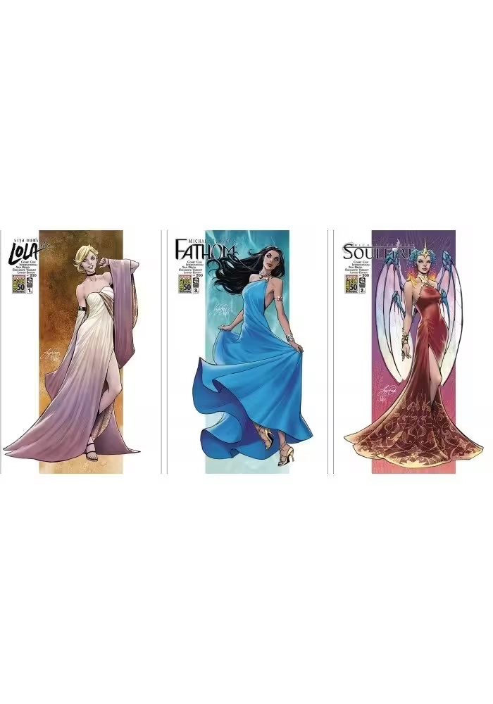 FATHOM LOLA XOXO SOULFIRE SDCC CONNECTING CVRS SET