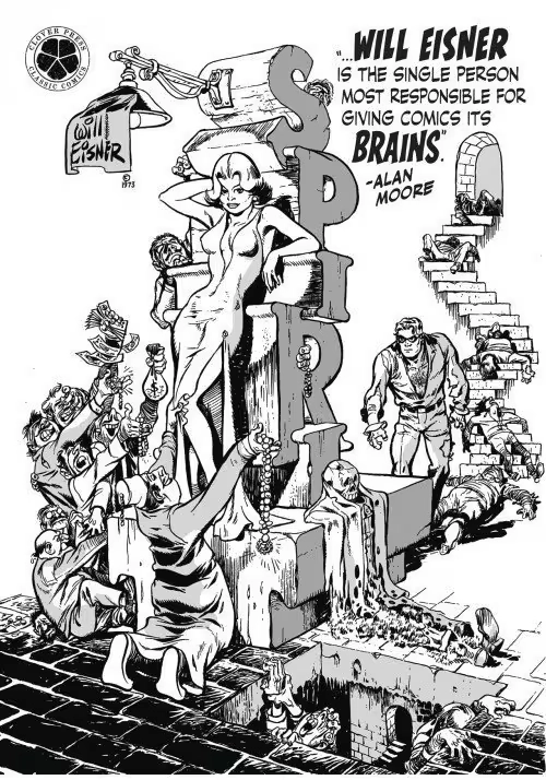 SPIRIT 80TH ANNIV CELEBRATION TP VOL 01 2 COPY B&W INCV CVR