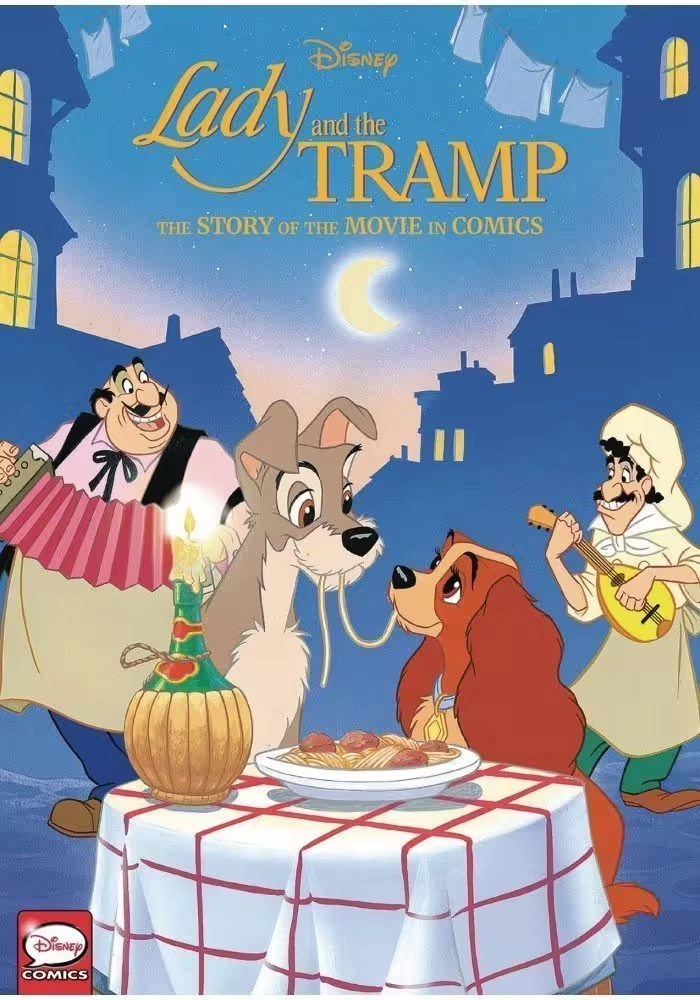DISNEY LADY & THE TRAMP STORY MOVIE IN COMICS HC