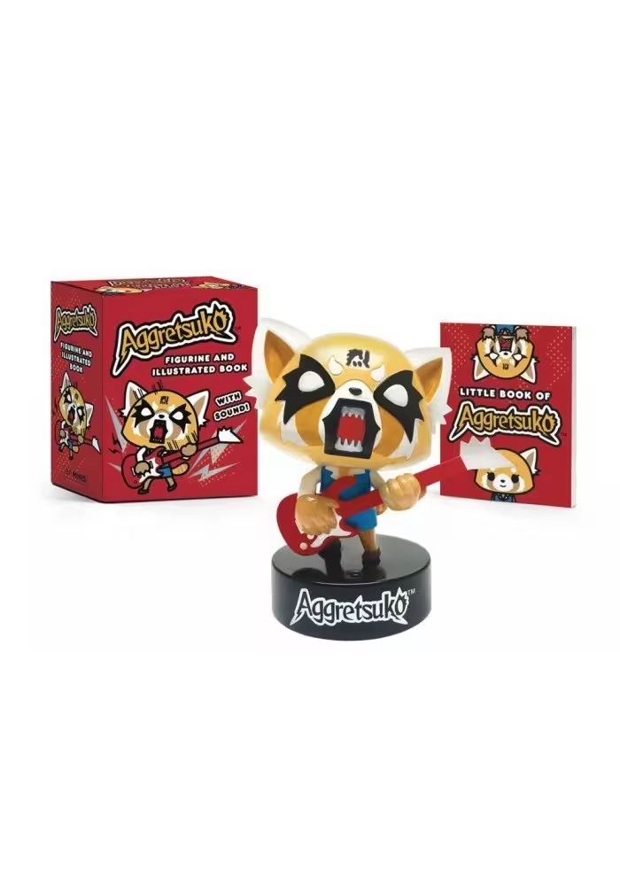AGGRETSUKO FIGURINE WITH SOUND & BOOK KIT