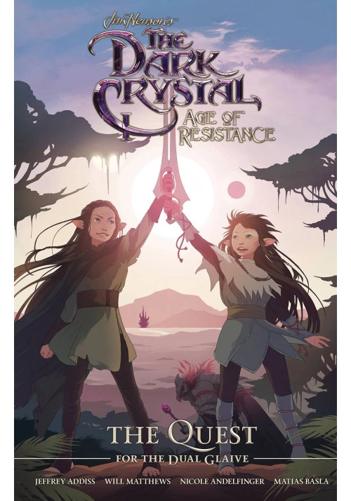JIM HENSON DARK CRYSTAL RESISTANCE QUEST FOR DUAL GLAIVE HC