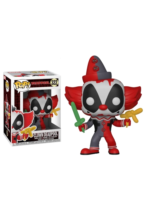 POP MARVEL DEADPOOL PARODY DEADPOOL CLOWN VINYL FIG