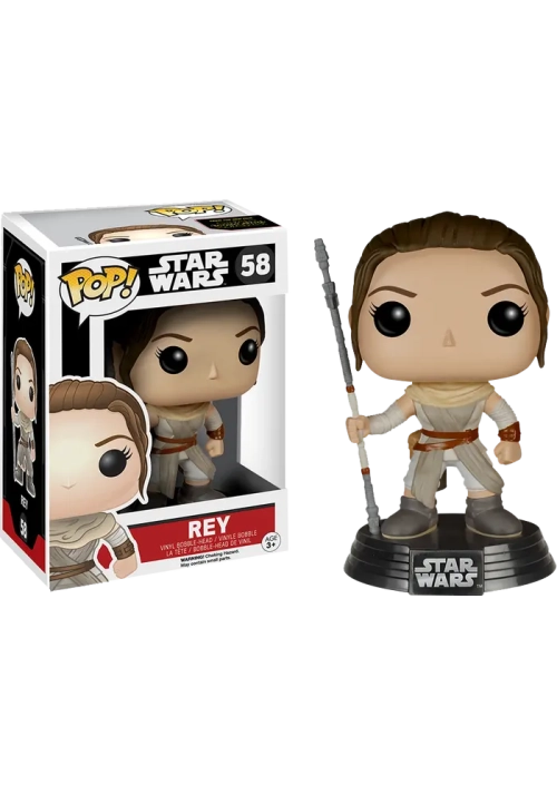 POP STAR WARS E7 REY VINYL FIG