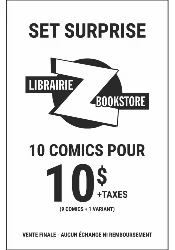 SET SURPRISE  10 COMICS