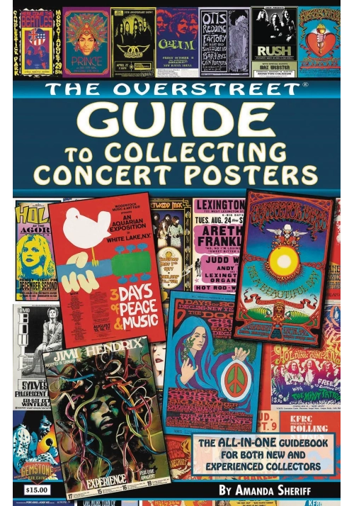 OVERSTREET GUIDE SC COLLECTING CONCERT POSTERS