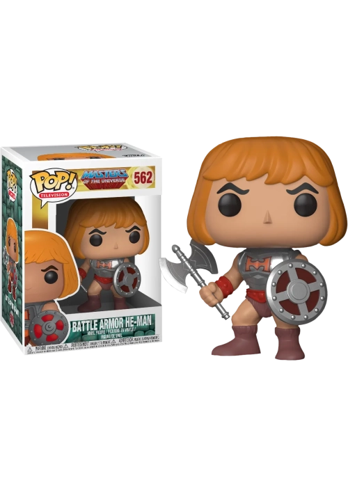 POP MASTERS OF THE UNIVERSE HEMAN W/BATTLE ARMOR VINYL FIGURINE