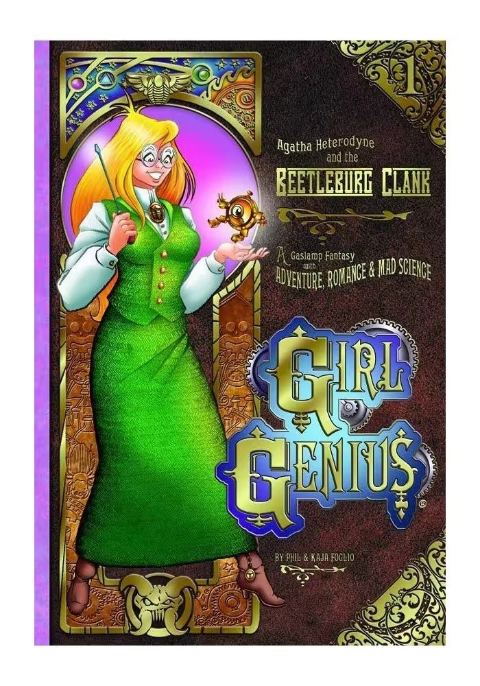 GIRL GENIUS TP VOL 01 AGATHA & BEETLEBURG CLANK COLOR ED