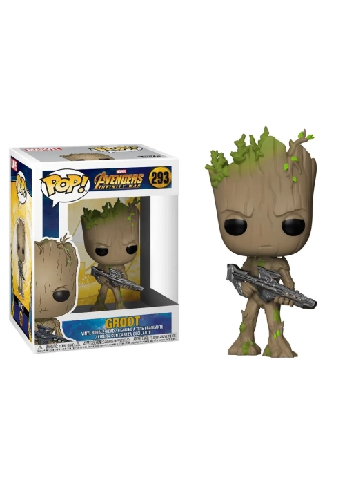 POP AVENGERS INFINITY WAR GROOT W/BLASTER VINYL FIG