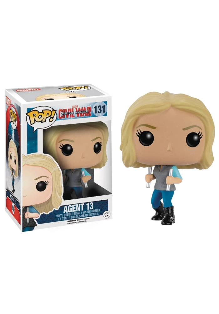 POP CAPTAIN AMERICA 3 AGENT 13 VINYL FIG