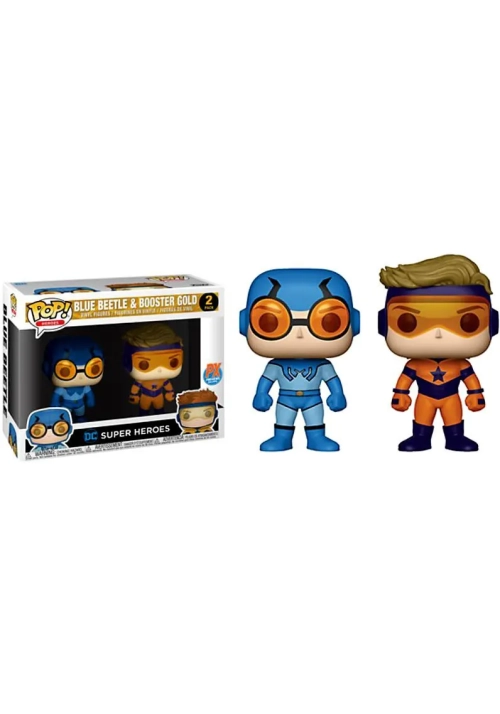 POP HEROES BOOSTER GOLD & BLUE BEETLE PX VIN FIG 2PK
