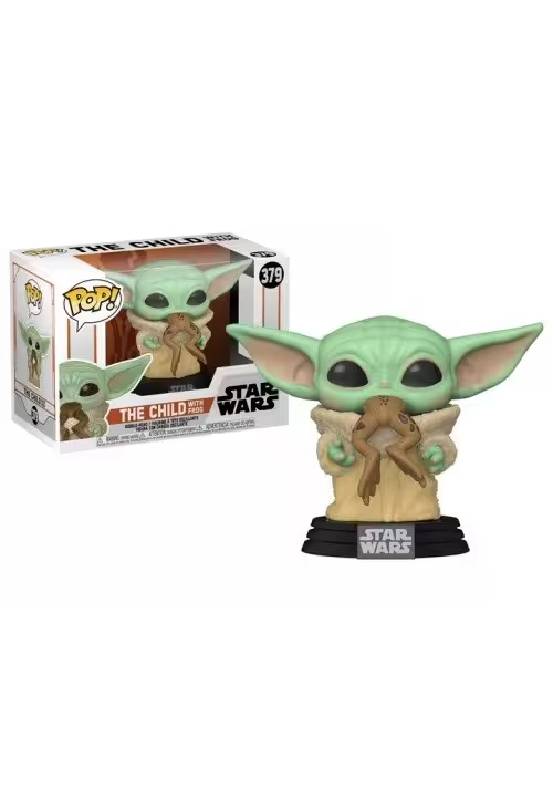 POP SW MANDALORIAN CHILD W/FROG VINYL FIGURE