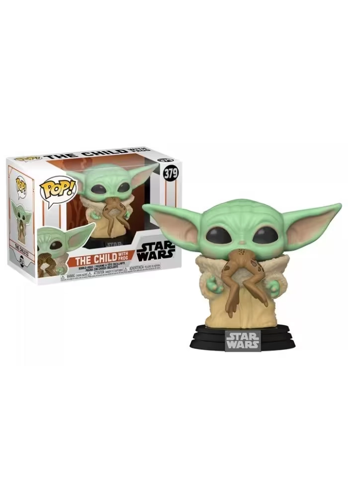 POP SW MANDALORIAN CHILD W/FROG VINYL FIGURE