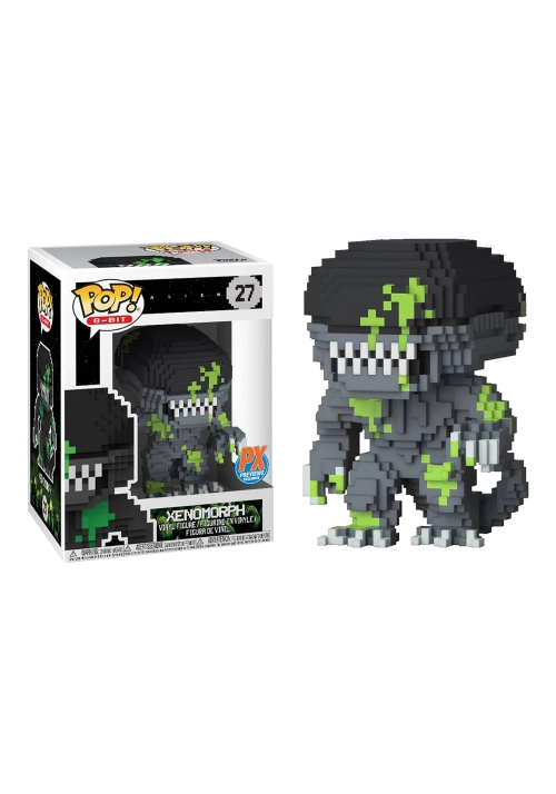POP HORROR 8BIT ALIEN BLOOD SPLATTERED PX VINYL FIGURE