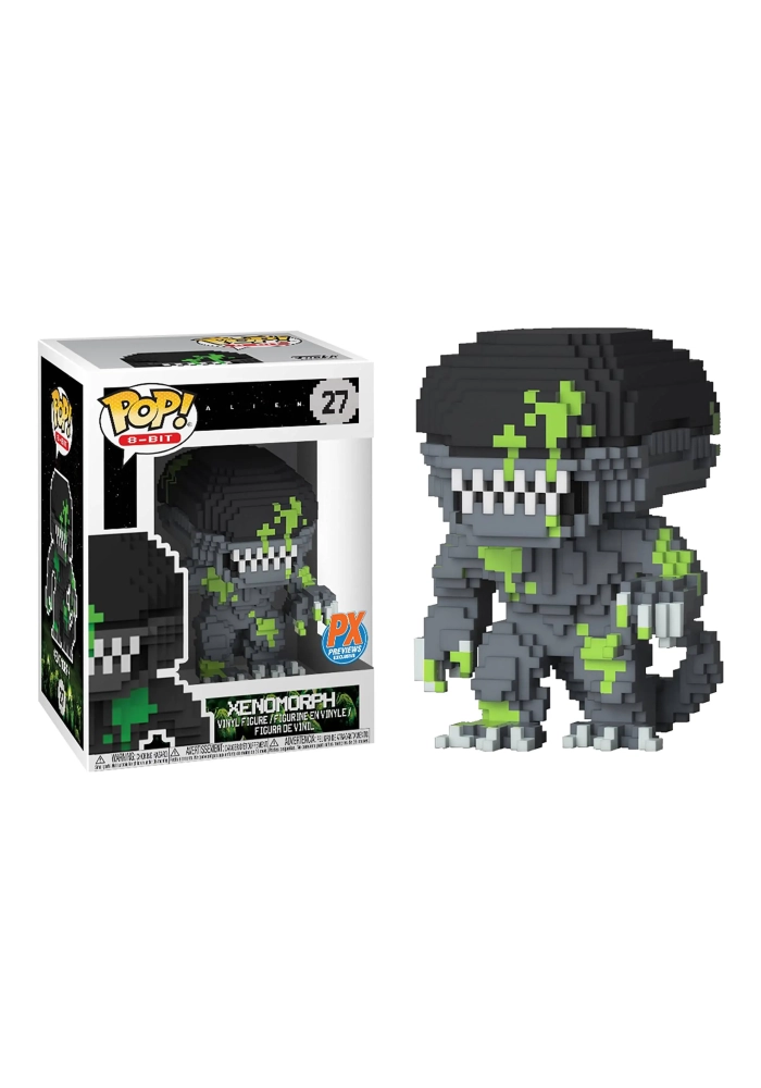 POP HORROR 8BIT ALIEN BLOOD SPLATTERED PX VINYL FIGURE