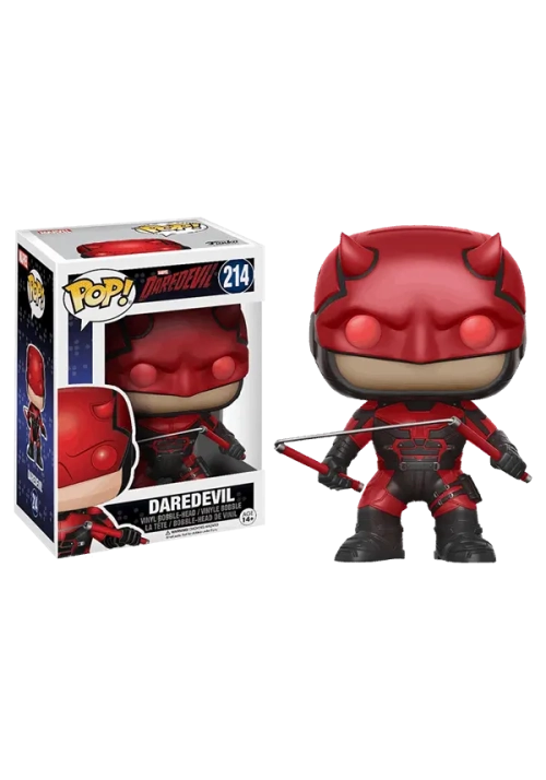 POP MARVEL DAREDEVIL TV DAREDEVIL W/HELMET VINYL FIG