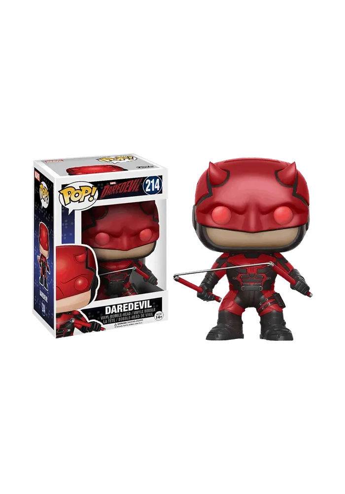POP MARVEL DAREDEVIL TV DAREDEVIL W/HELMET VINYL FIG