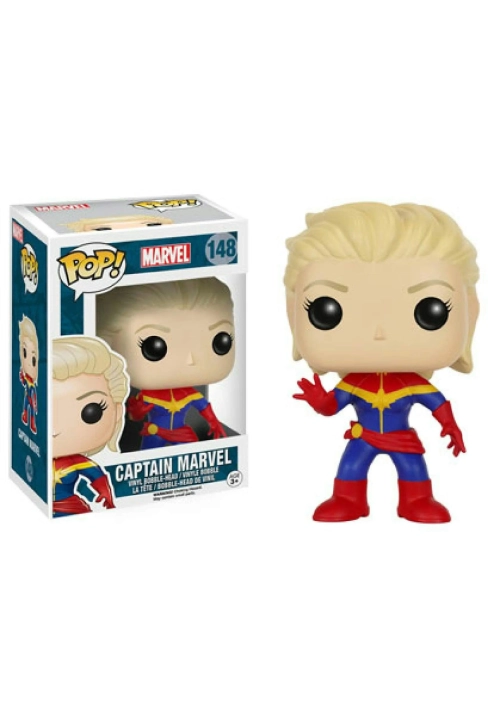 POP MARVEL CAPTAIN MARVEL UNMASKED VINYL FIG