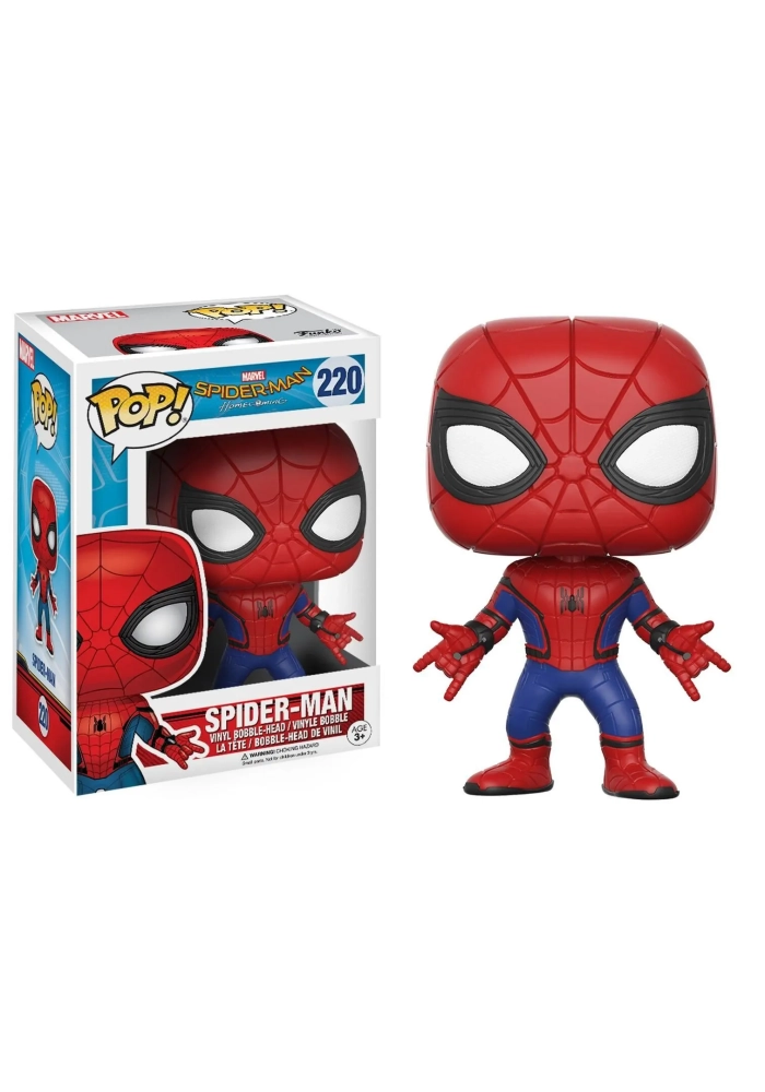 POP SPIDERMAN HOMECOMING SPIDER MAN VINYL FIG