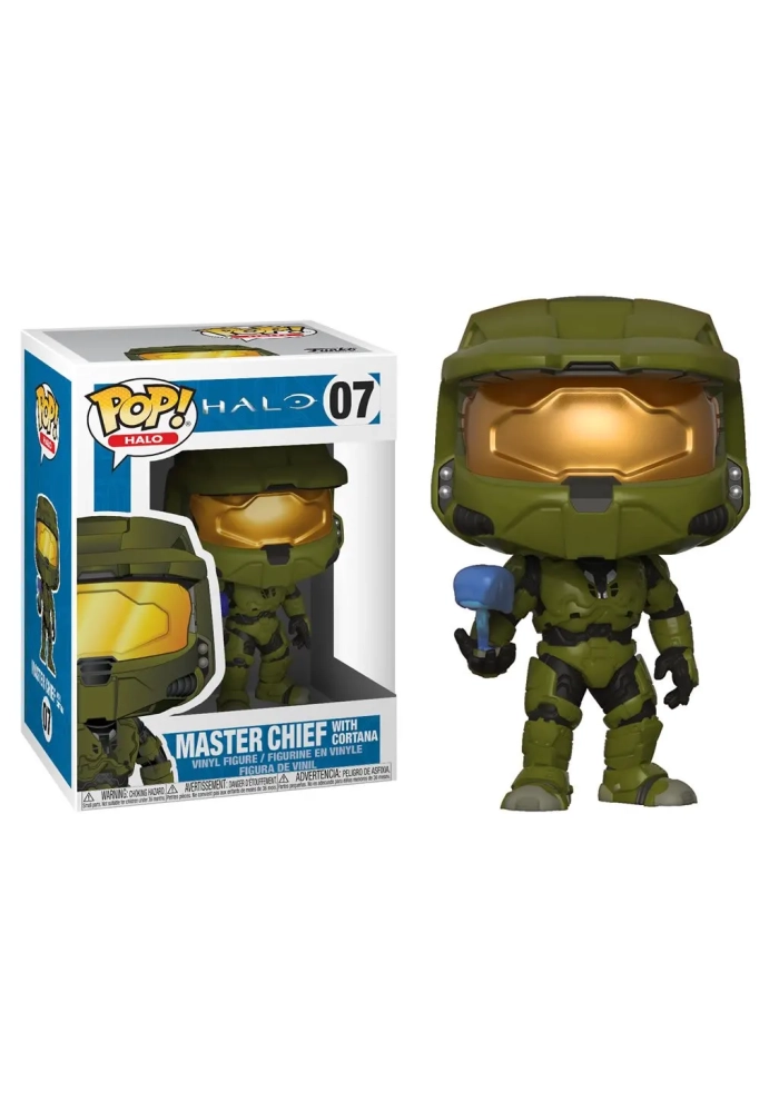 POP HALO MASTER CHIEF WITH CORTANA VINYL FIGURE