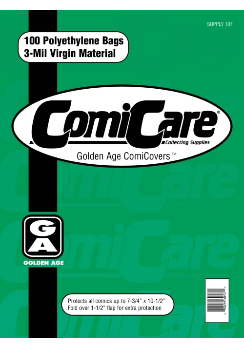 COMICCARE GOLDEN PE BAGS