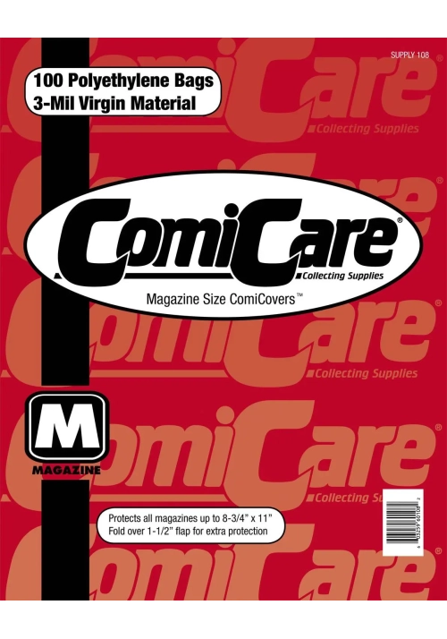 COMICARE MAG PE BAGS (ORDER IN 100) (NET)