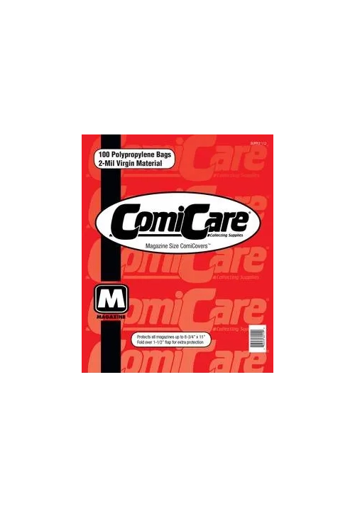 COMICARE MAGAZINE PP BAGS (ORDER IN 100)