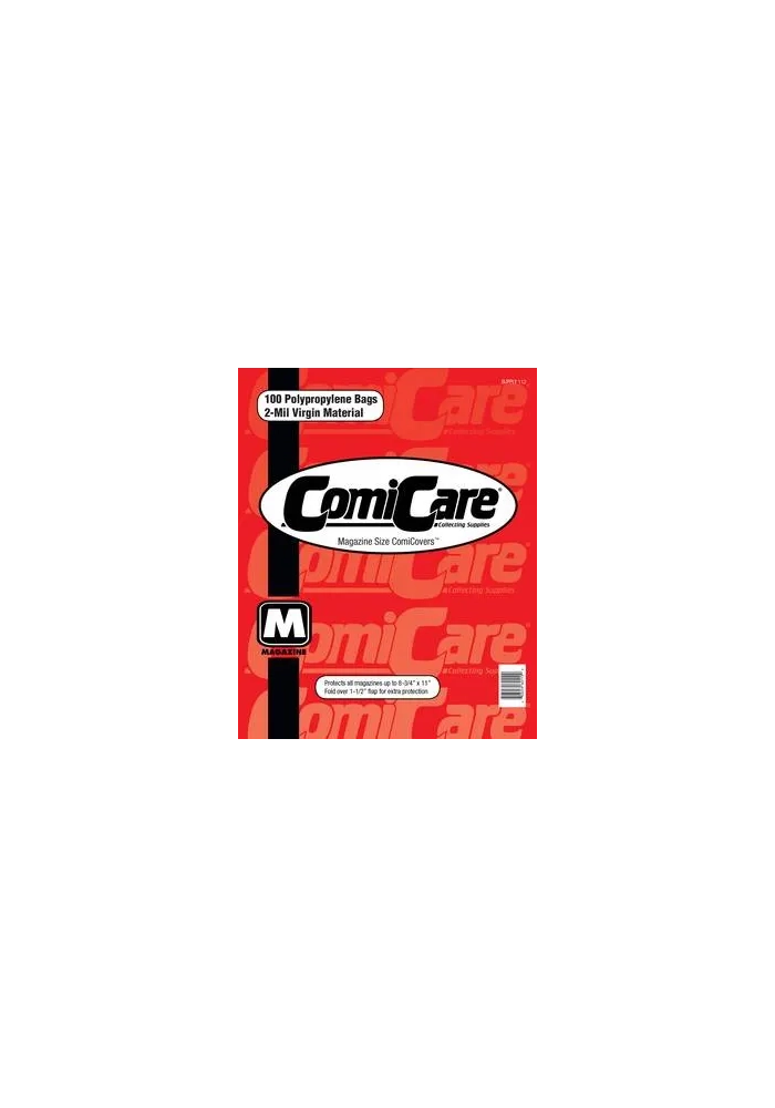 COMICARE MAGAZINE PP BAGS (ORDER IN 100)