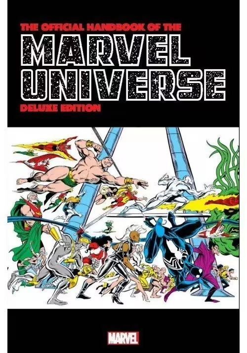 OFFICIAL HANDBOOK MARVEL UNIVERSE DLX ED OMNIBUS HC DM VARIANT