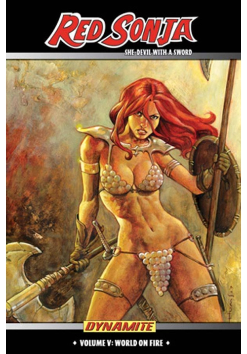 RED SONJA SHE DEVIL TP VOL 05 WORLD ON FIRE (MR)