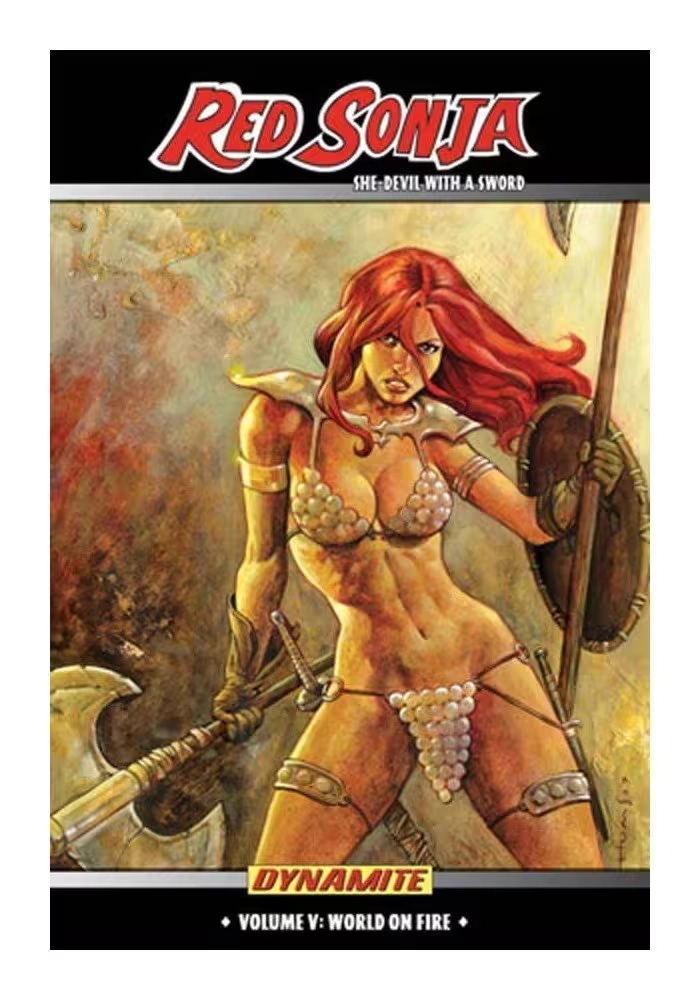RED SONJA SHE DEVIL TP VOL 05 WORLD ON FIRE (MR)