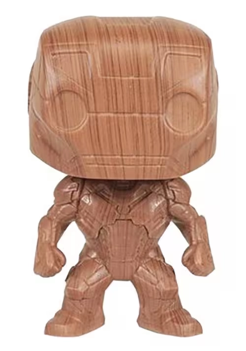 POP IRON MAN WOOD DECO VINYL FIGURE