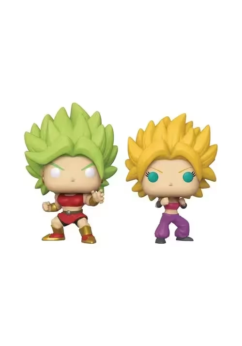 POP DBZ KALE & KAULIFLA FUNIMATION EXCL VINYL FIGURE 2PK