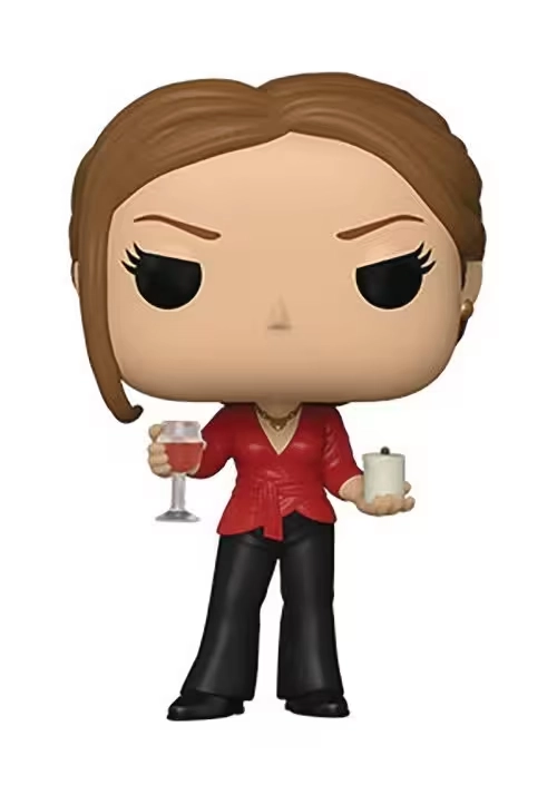 POP TV OFFICE JAN W/ WINE & CANDLE VINYL FIGURINE