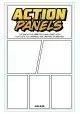 ACTION PANELS INNOVATIVE HOW TO BLANK COMIC BOOK JOURNAL