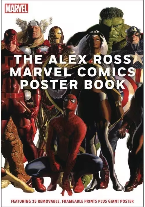 ALEX ROSS MARVEL COMICS POSTER BOOK SC