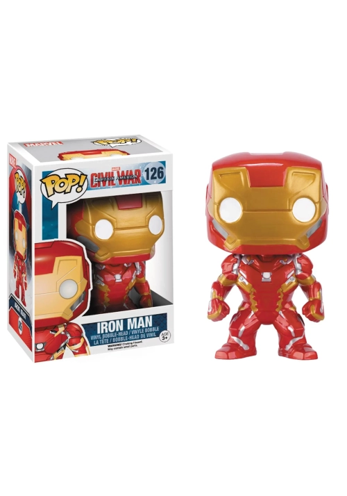 POP CAPTAIN AMERICA 3 IRON MAN VINYL FIG