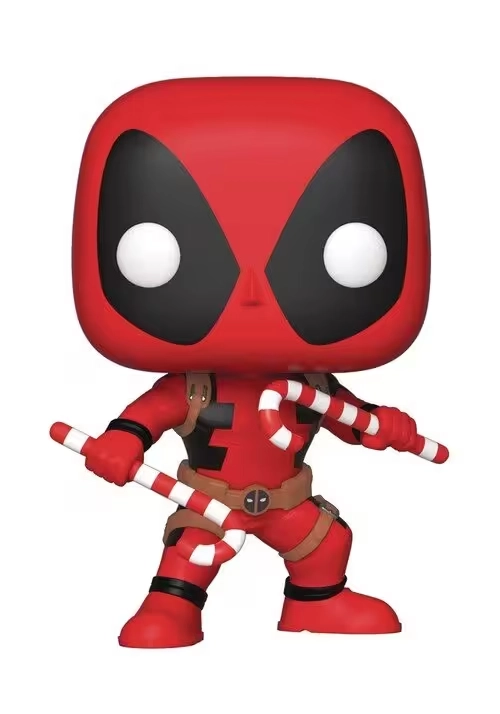 POP MARVEL DEADPOOL W/ CANDY CANES VINYL FIGURINE